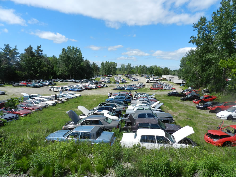 Junkyard in Colchester Used auto parts near Burlington, VT